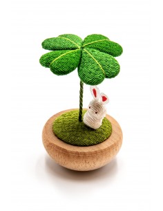 Yurayura - Kaninchen und vierblättriges Kleeblatt