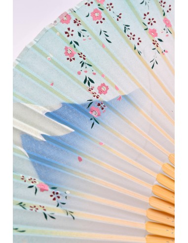 Sensu Traditional Japanese Fabric Fan - Fuji, Geisha, Sakura | Japan Primavera