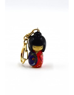 Portachiave Kokeshi - Ombrellino Rossa | Japan Primavera