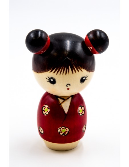 Kokeshi puppe - Rote Unschuld (Osanago) | Japan Primavera
