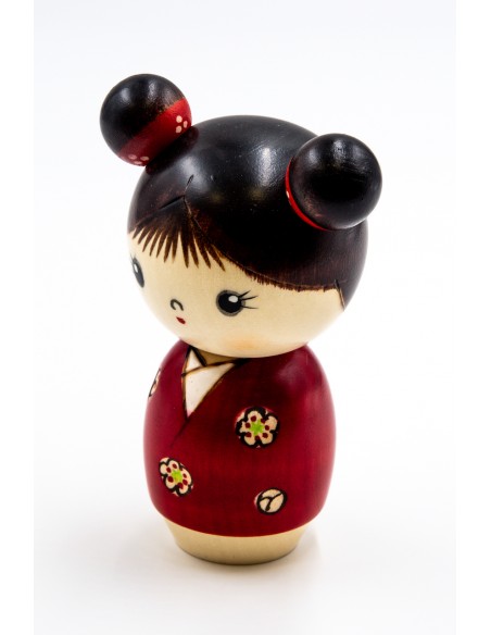 Kokeshi puppe - Rote Unschuld (Osanago) | Japan Primavera