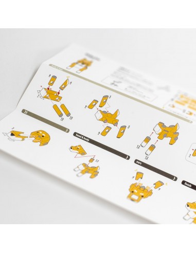 Origami 3D - Piperoid - Dog Shiba Inu| Japan Primavera
