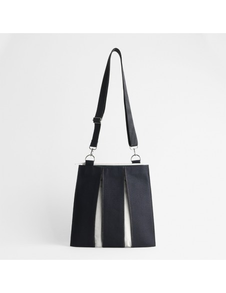 Handtasche Kosho Schwarz - Weiß B | Japan Primavera