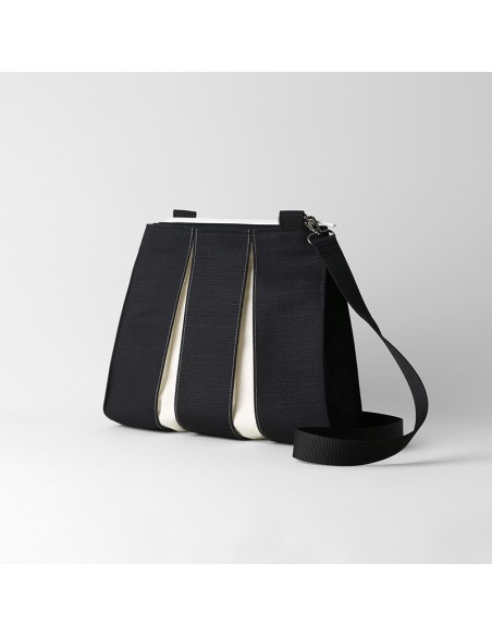Handtasche Kosho Schwarz - Weiß B | Japan Primavera