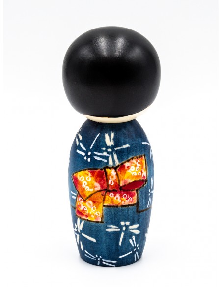 Kokeshi Giapponese, bambola decorativa - Akikaze | Japan Primavera