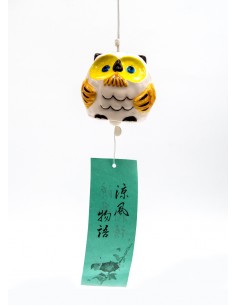 Japanese Furin wind Chime - Owl | Japan Primavera