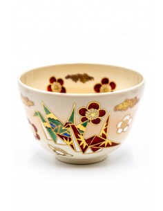 Heroni (Tsuru) Matcha Tea Cup Chawan - Shizen (Natural) | Japan Primavera