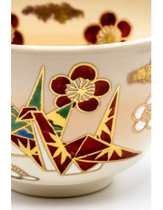 Heroni (Tsuru) Matcha Tea Cup Chawan - Shizen (Natural) | Japan Primavera 2