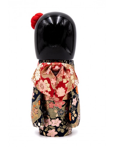 Kokeshi Giapponese, bambola decorativa - Kyo Bijin Blu Scuro Elegante S | Japan Primavera