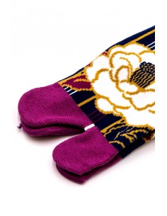 Japanese socks Tabi (Big-Toe) - White Peony | Japan Primavera 2