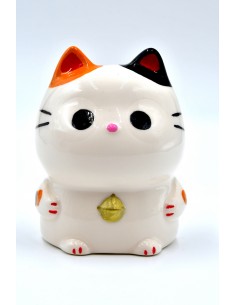 Maneki Neko Calico, portafortuna Giapponese - Salvadanaio | Japan Primavera