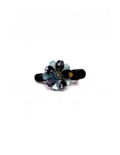 Hair clip in plastic and silk - Cherry Blossom | Japan Primavera
