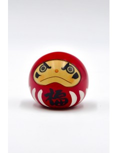Japanese Kokeshi, decorative doll - Red Daruma (Kofukudaruma) | Japan Primavera