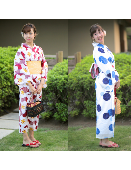 Yukata - Sommerkimono aus Baumwolle für Damen | Japan Primavera