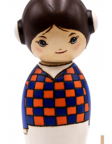 Kokeshi Giapponese, bambola decorativa - Melodia | Japan Primavera