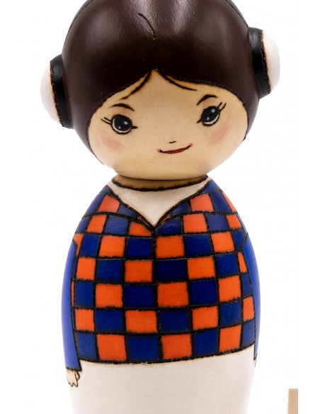 Kokeshi Giapponese, bambola decorativa - Melodia | Japan Primavera