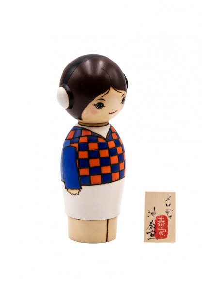 Japanese Kokeshi, decorative doll - Melody | Japan Primavera