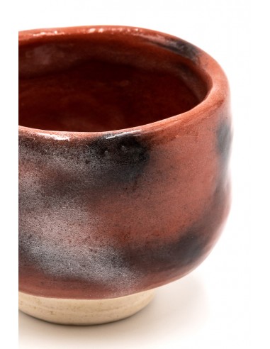 Sake-Becher - Roter Fukuakaraku - Shizen (Natur) | Japan Primavera