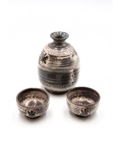 Set da Sakè - Tartaruga e Gru - Shizen - Made in Japan | Japan Primavera