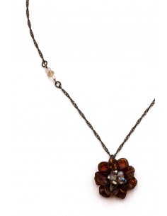 Sakura Japanese artisan necklace - Bordeaux | Japan Primavera 2