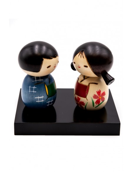 Kokeshi doll - Best Friends (Nakayoshi Set) | Japan Primavera