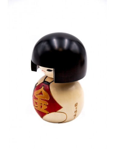 Kokeshi Giapponese, bambola decorativa - Il Ragazzo d'Oro (Fukubukukintaro) | Japan Primavera