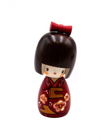 Kokeshi Giapponese, bambola decorativa - Bellezza dei Fiori di Prugno (Umekomachi) | Japan Primavera