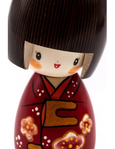 Japanese Kokeshi, decorative doll - Plum Blossom Beauty (Umekomachi) | Japan Primavera 2