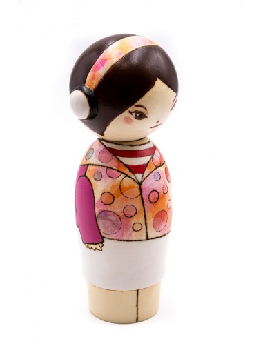 Kokeshi Giapponese, bambola decorativa - Melodia | Japan Primavera