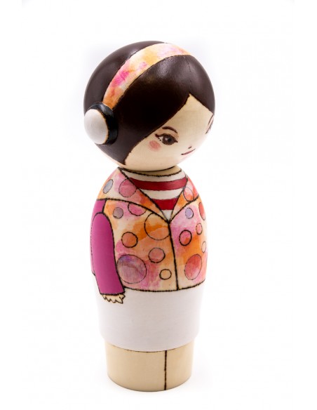 Kokeshi Giapponese, bambola decorativa - Melodia | Japan Primavera