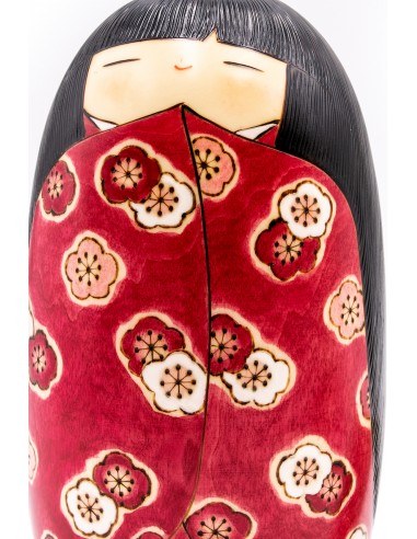 Japanische Kokeshi, dekorative Puppe - Blumentag (Hanabiyori) | Japan Primavera