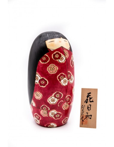 Japanese Kokeshi, decorative doll - Flower Day (Hanabiyori) | Japan Primavera
