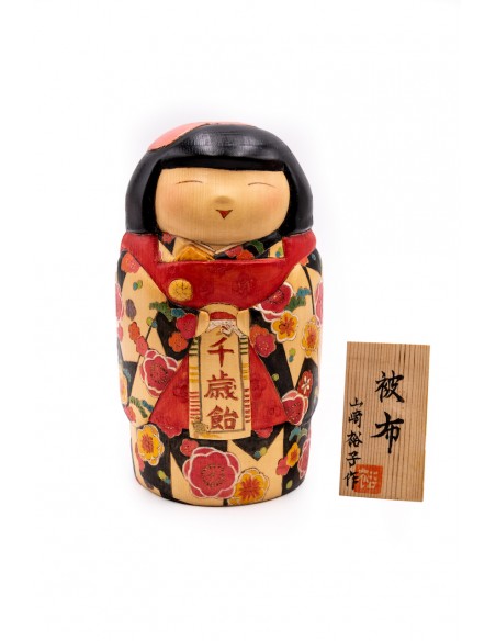 Kokeshi Giapponese, bambola decorativa - Hifu | Japan Primavera