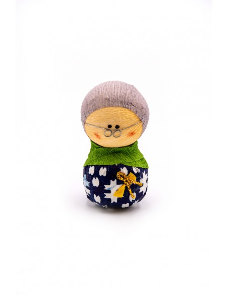 Okiagari Papierpuppe - Obaasan (Großmutter) | Japan Primavera