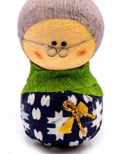 Okiagari Papierpuppe - Obaasan (Großmutter) | Japan Primavera 2
