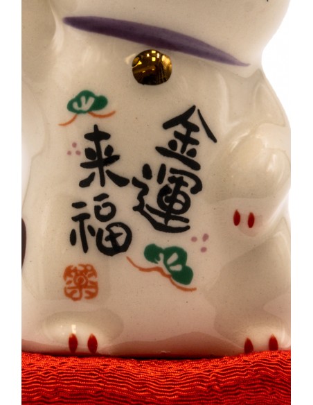 Maneki Neko Calico, Japanese Lucky Charm - right paw raised | Japan Primavera