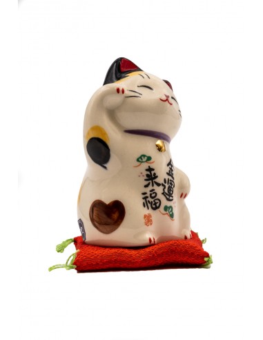 Maneki Neko Calico, Japanischer Glücksbringer - rechte Pfote angehoben