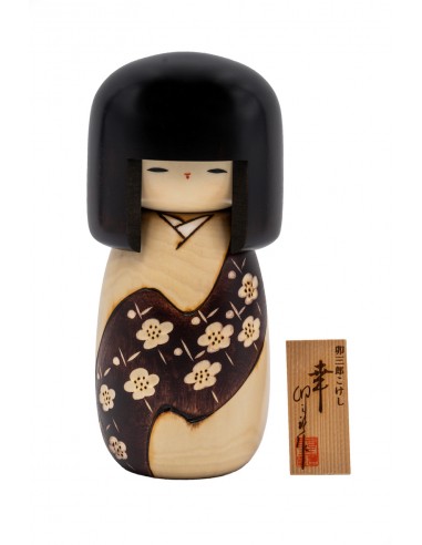 Japanische Kokeshi, dekorative Puppe - Reichtum (Sachi) | Japan Primavera