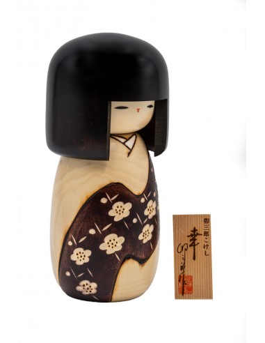 Japanische Kokeshi, dekorative Puppe - Reichtum (Sachi) | Japan Primavera