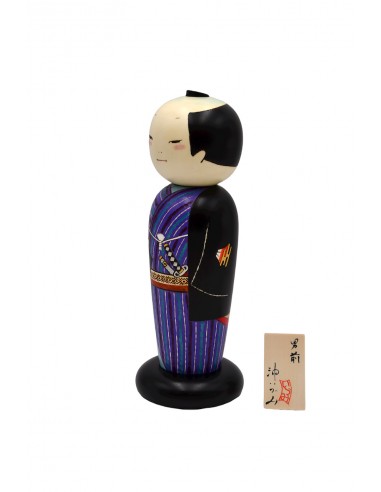 Kokeshi Giapponese, bambola decorativa - Gentlemen | Japan Primavera