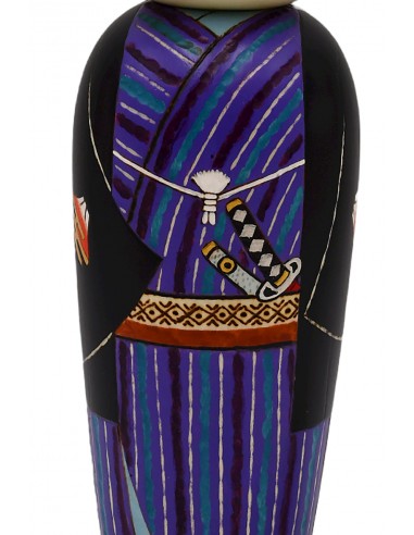 Japanese Kokeshi, decorative doll - Gentlemen Blue | Japan Primavera