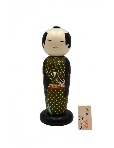 Japanische Kokeshi, dekorative Puppe - Gentlemen | Japan Primavera