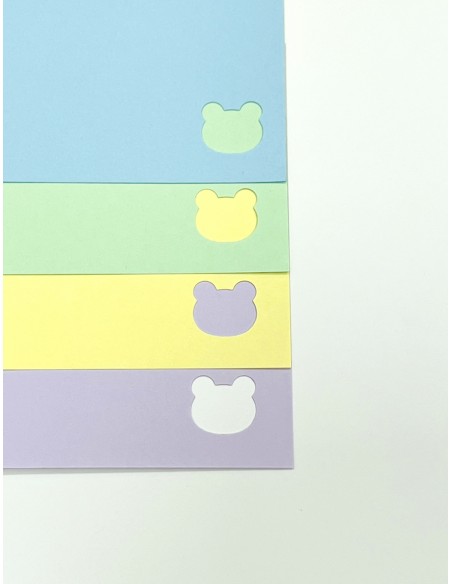 Kuretake carta Punch Giapponese - Orso (S)