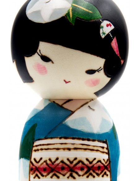 Japanische Kokeshi, dekorative Puppe - Frische Brise (Ryoufu) | Japan Primavera