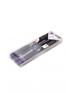 Kuretake Japanischer Manga Stift Viola - Verpackung mit 3 Stiften mit Spitzen in verschiedenen Größen