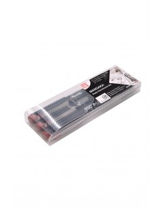 Kuretake Japanese Manga Pen Sepia - pack of 3 pens with tips of various sizes