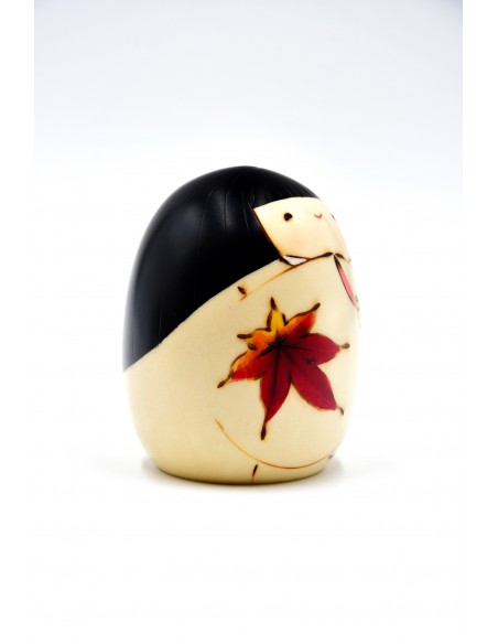 Kokeshi Giapponese, bambola decorativa - Autunno (Aki) | Japan Primavera