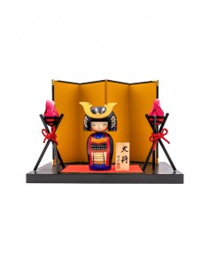 Kokeshi Giapponese, bambola decorativa - Generale (Taisho) | Japan Primavera