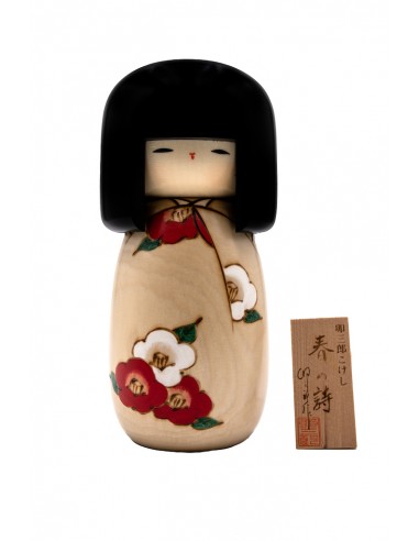 Kokeshi Giapponese, bambola decorativa - Spring Song | Japan Primavera