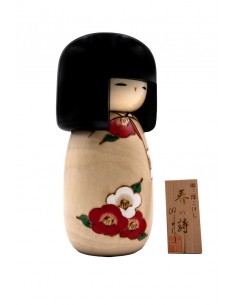 Japanische Kokeshi, dekorative Puppe - Frühlingslied L | Japan Primavera 2